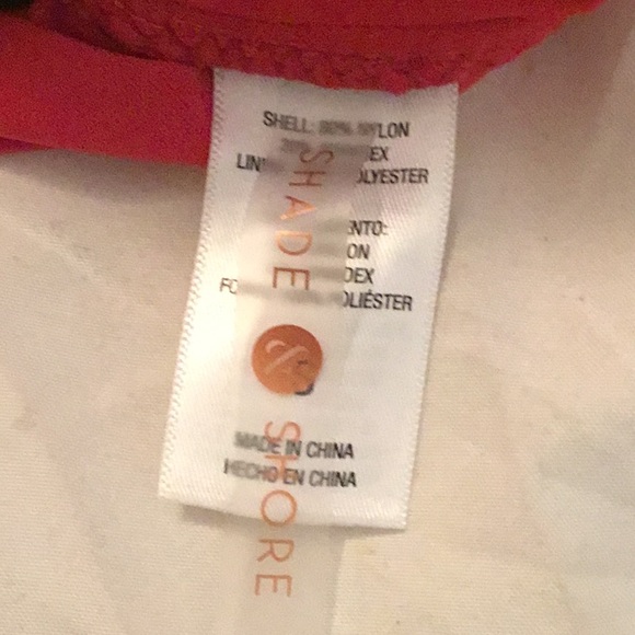 Red Shade & Shore swimsuit size small - Picture 4 of 4